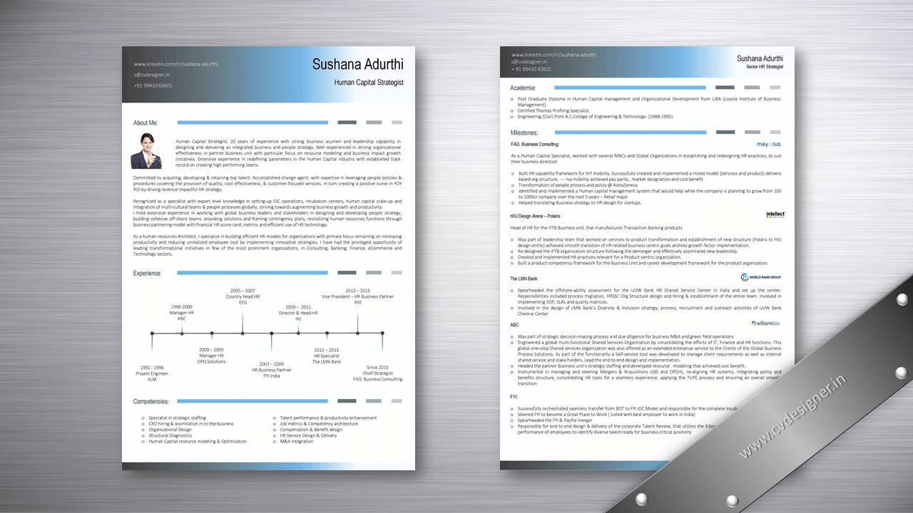 Human Capital Strategist Resume Samples